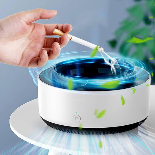 2 In 1 Portable Smokeless Ashtray With Air Purifier